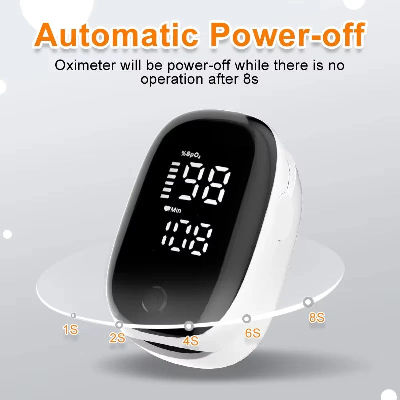 LK89 Finger Pulse Oximeter Medical Portable blood oxygen oxymetre Heart Rate Saturation Meter OLED Oximetro de dedo LED Display