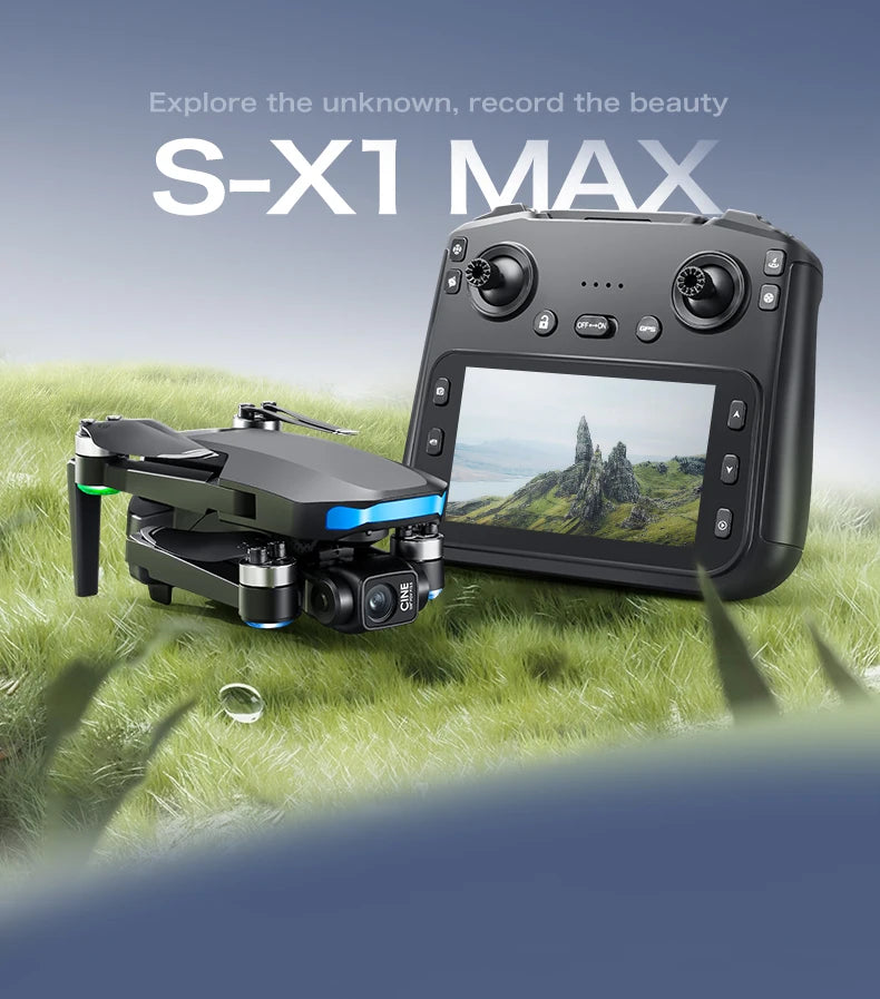 4K Camera Drone With 3-Axis Gimbal GPS - Foldable Aerial Quadcopter Tidesmit