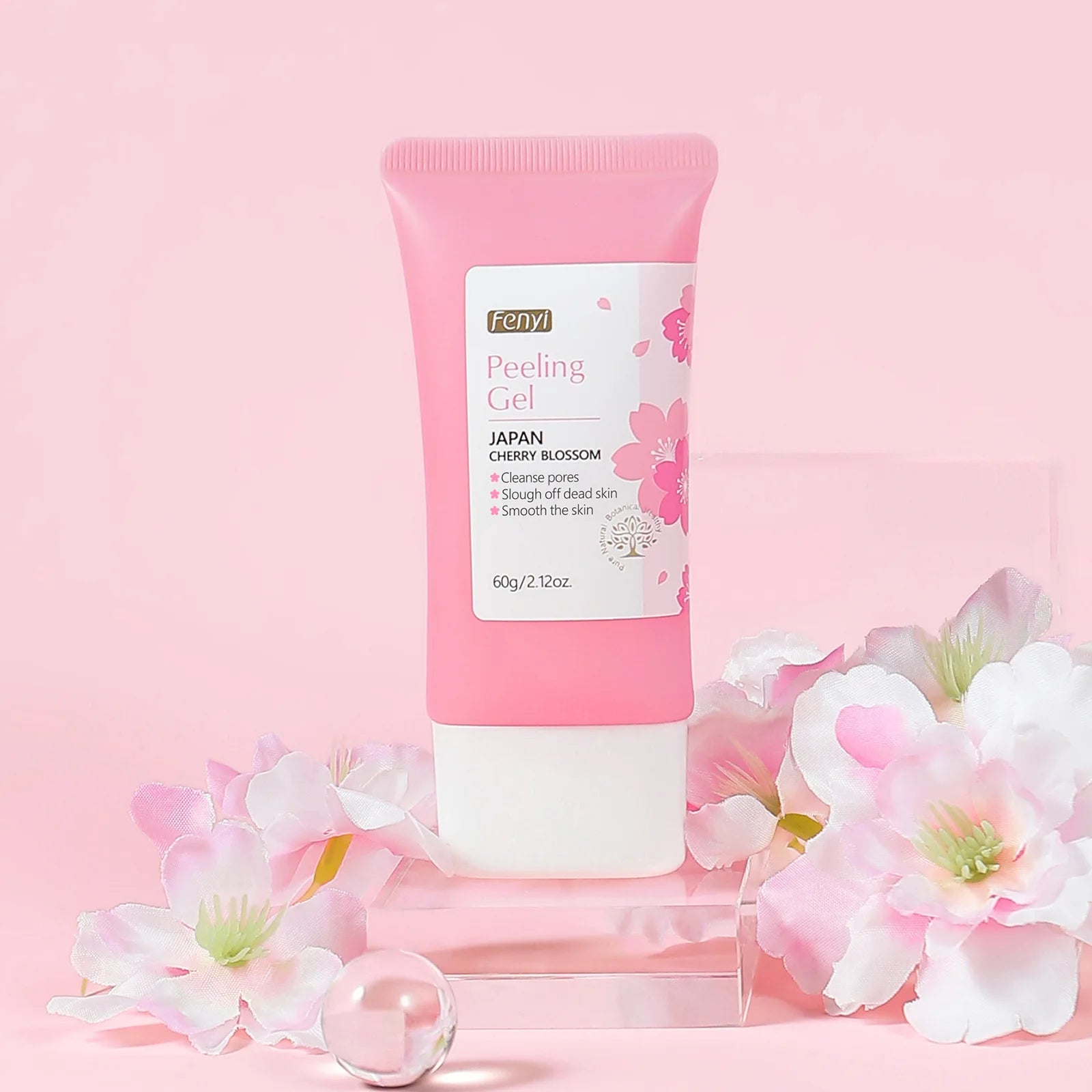 Cherry Blossom Exfoliating Gel - Deep Cleaning & Hydrating Formula 60g Scrubs Treatments Only 1 pc-60g Tidesmit