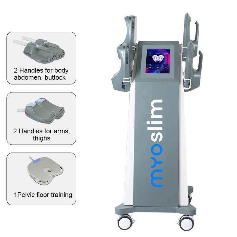 EMS Body Slimming Machine for Muscle Sculpting and Fat Reduction Relaxation Treatment 5 handles RF Tidesmit