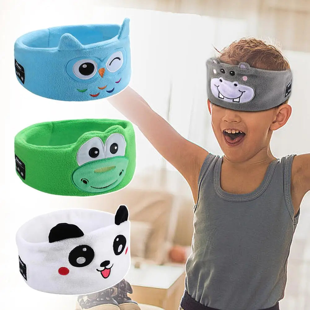 Kids Bluetooth Sleep Headband – Soft Wireless Headphones for Sleeping Tidesmit