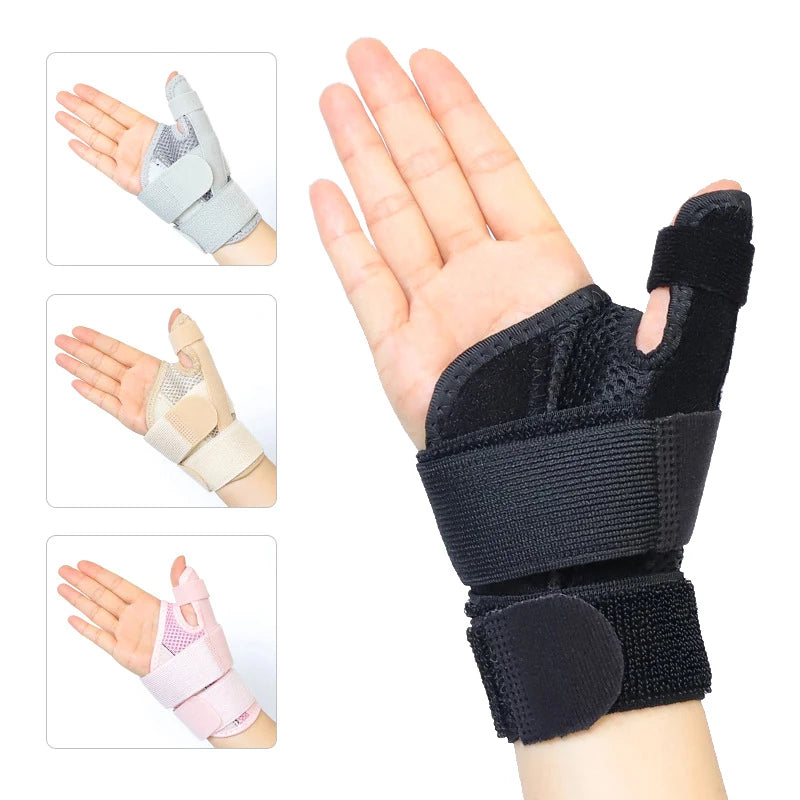 1Pc Splint Wrist Thumb Stabilizer Support Brace For Tendonitis Arthritis Adjustable Thumb Protector Guard Fits Right Left Hand