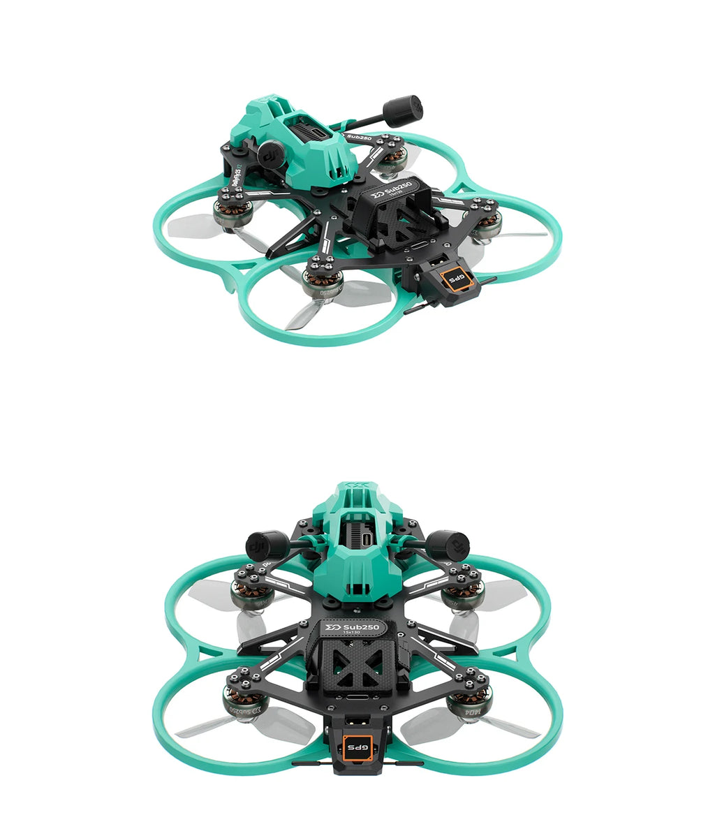 2.5 Inch CineWhoop FPV Drone with 4K 120fps Camera and GPS Tidesmit