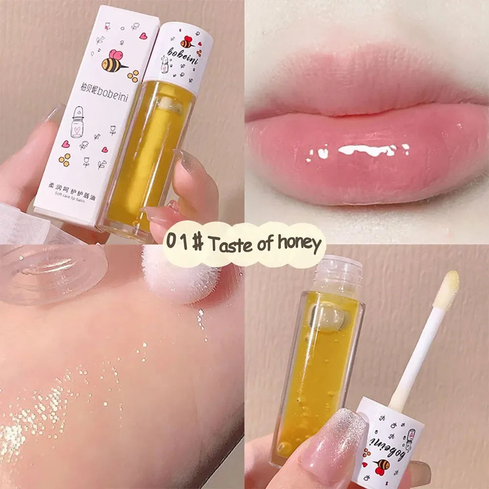 Peach Milk Lip Oil | Nourishing Cruelty-Free Lip Treatment Lip Care Taste of honey Tidesmit