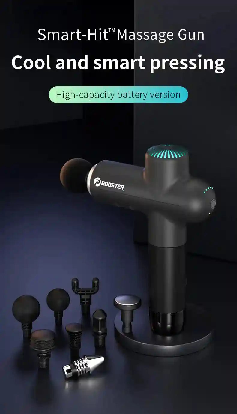 Percussive Therapy Massage Gun | Portable Deep Tissue Device 4000mAh Fascia Gun Tidesmit