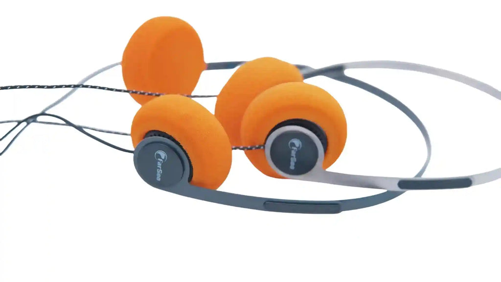 Wired Retro Headphones - Lightweight HiFi Stereo Over Ear Audio Tidesmit