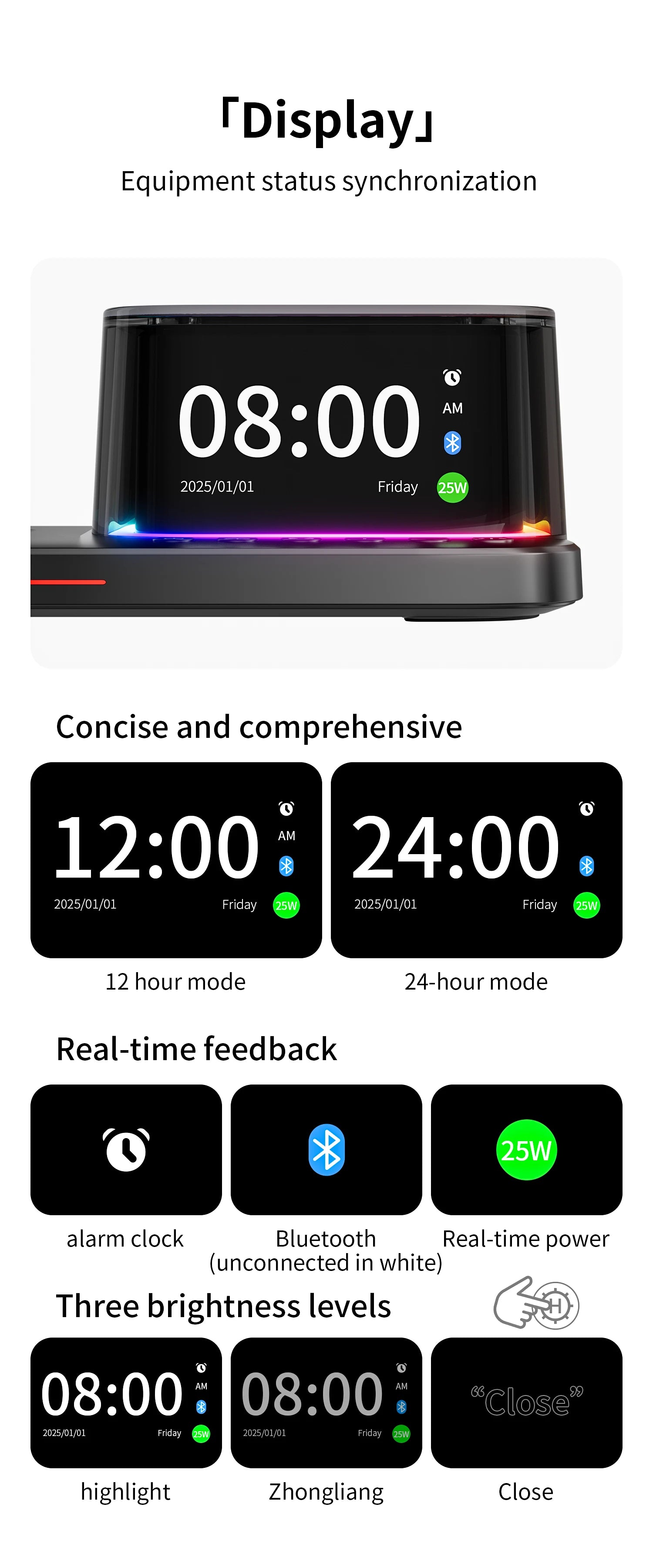 5-in-1 Magnetic Wireless Charger Stand - Qi2 Certified Multi-Device Station Tidesmit