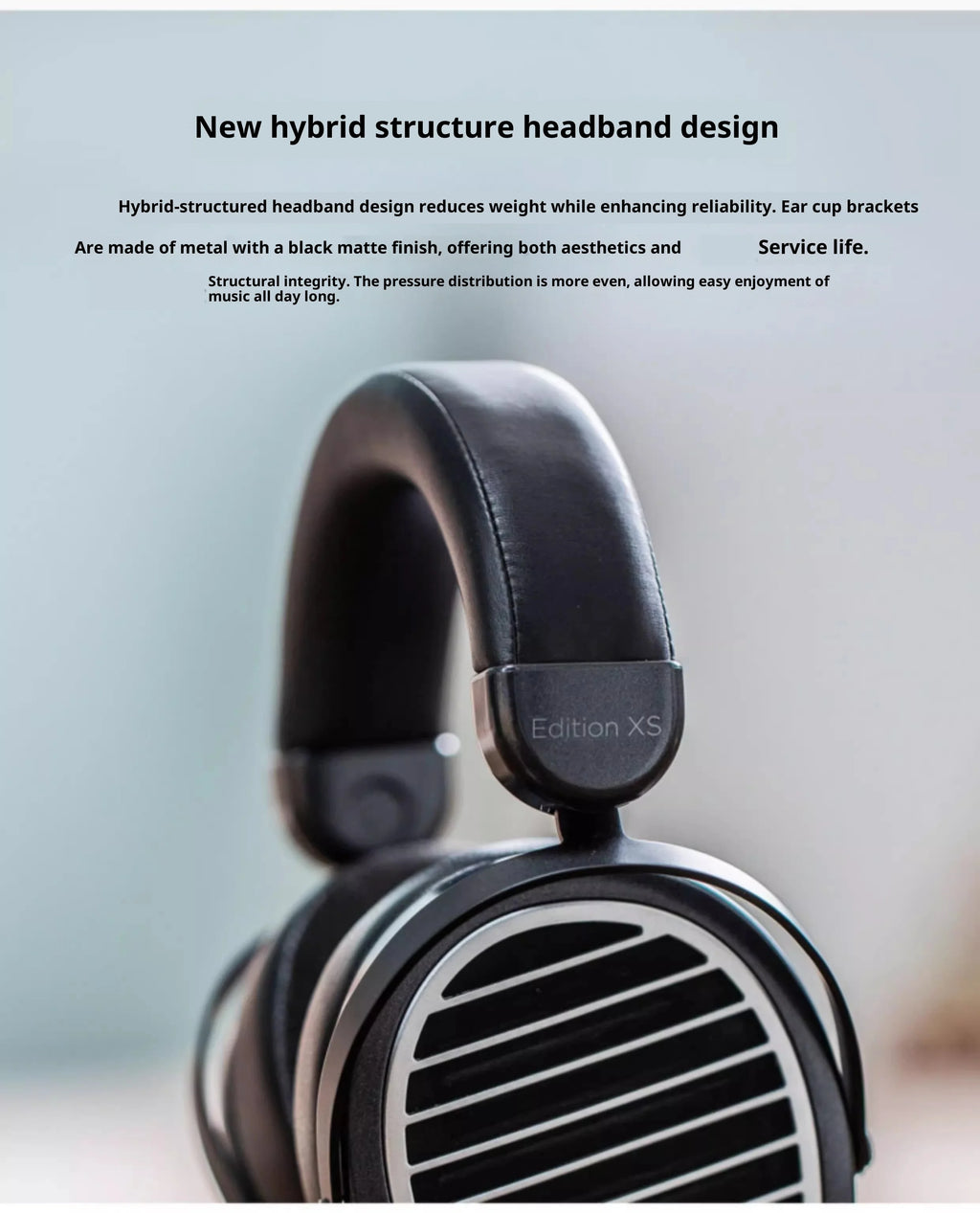 HIFIMAN Edition XS Open-Back Planar Magnetic Headphones - Black Tidesmit