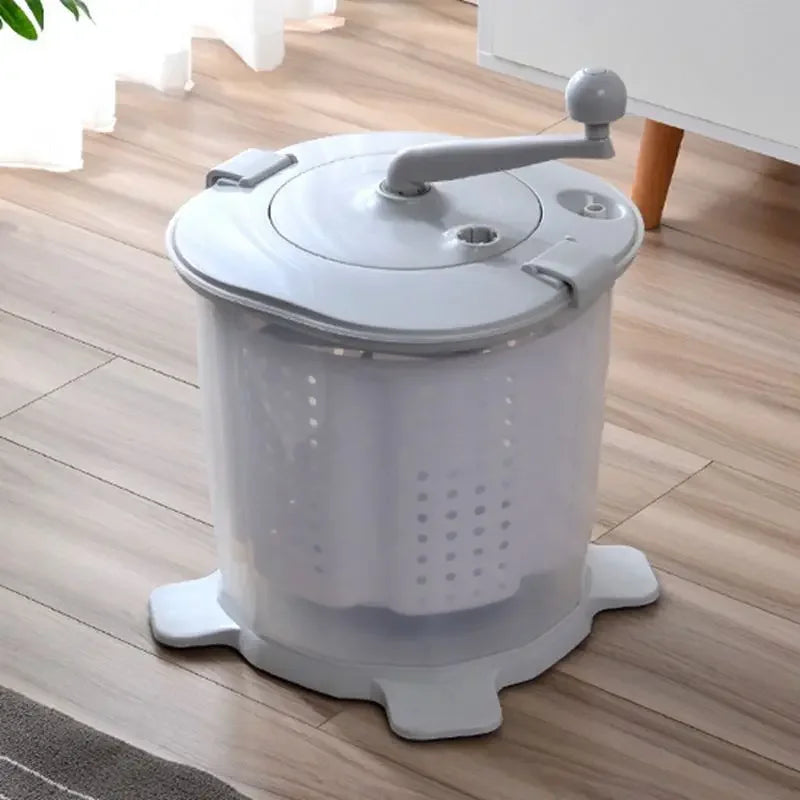 Tidesmit manual hand-cranked shoe washing machine for dorms, portable non-electric laundry tool for socks and shoes