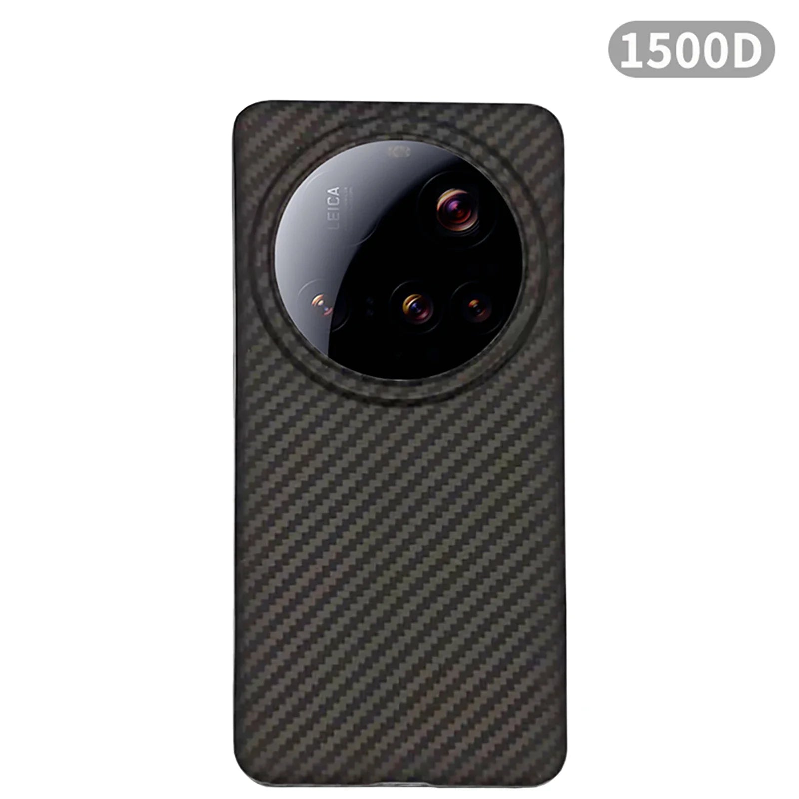Xiaomi 15 Ultra Carbon Fiber Case | Slim MagSafe Aramid Protection Black Crater 1500D xiaomi 15 ultra Tidesmit
