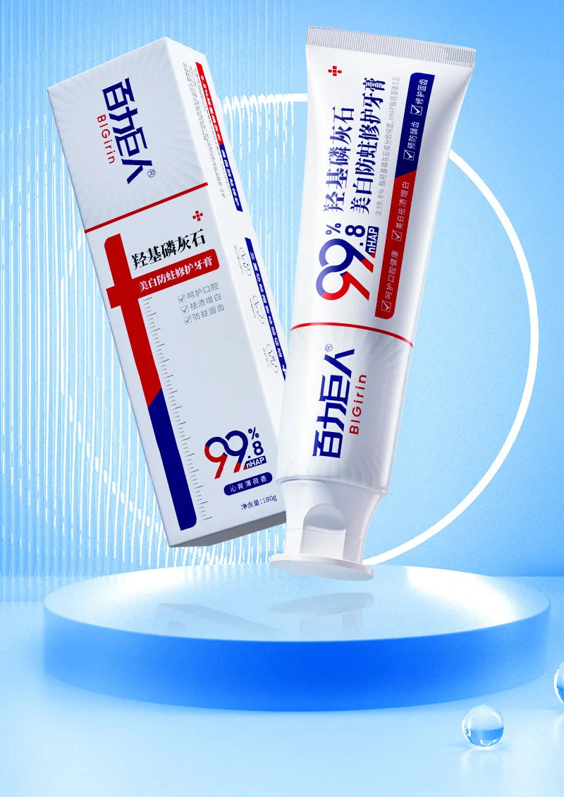 Tidesmit 99.8% high-purity hydroxyapatite toothpaste for teeth whitening and cavity prevention