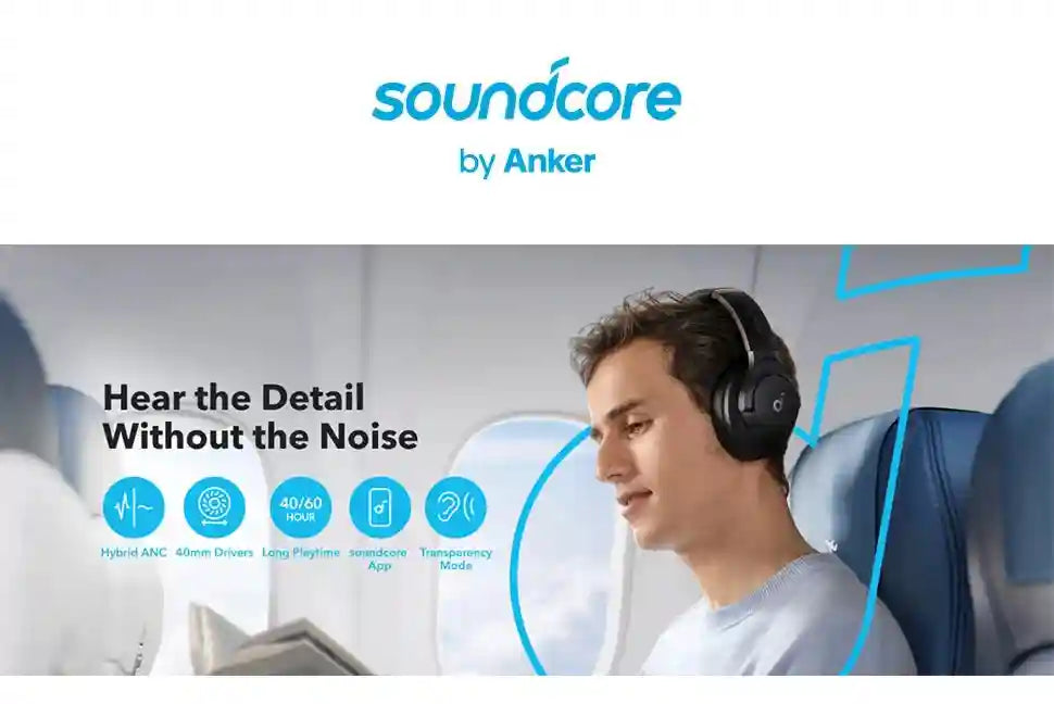 Wireless Headphones with Active Noise Cancellation & Low Latency Audio Tidesmit