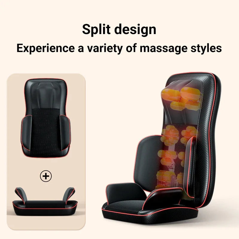 Tidesmit Electric Massage Chair for Neck and Back Pain Relief - 220V EU Massage Chairs Tidesmit