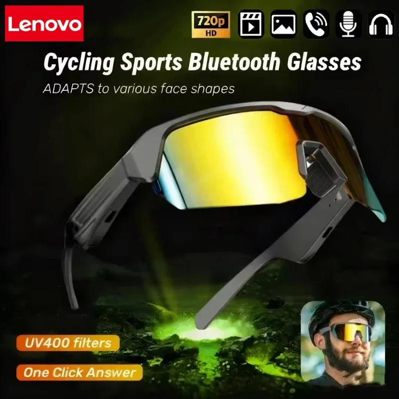 Tidesmit Bluetooth Cycling Glasses with Spatial Audio - Black Tidesmit