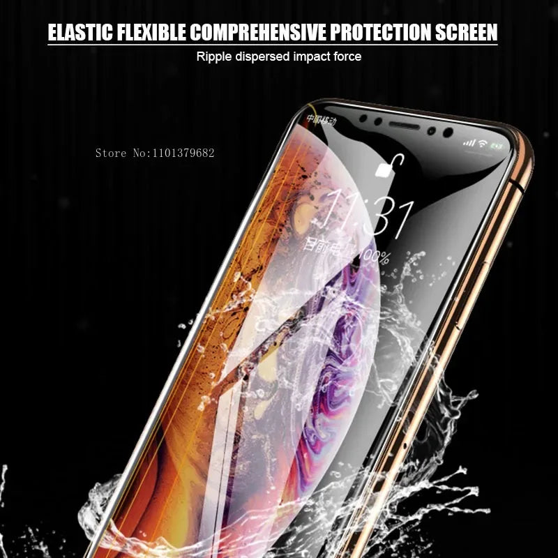 iPhone 15 Pro Max Screen Protector - 4-Pack Anti-Scratch Hydrogel Film Tidesmit