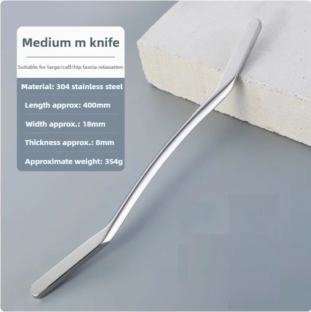 Gua Sha Stainless Steel Muscle Recovery Tool for Deep Tissue Massage Fascia Gun Tidesmit