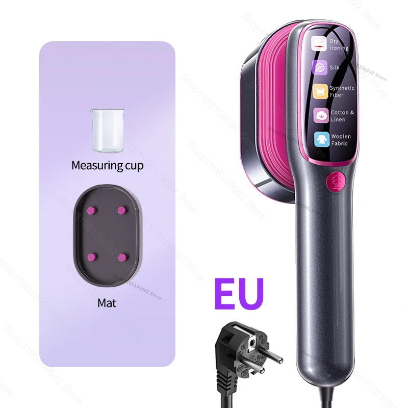 Tidesmit portable handheld garment steamer 33 showing compact heating element for fast travel clothes ironing