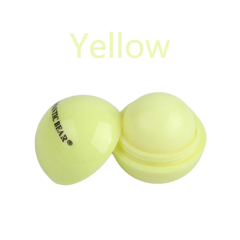Ball Shaped Hydrating Lip Balm Set - 6pcs Nourishing Lip Care Lip Care Yellow Tidesmit