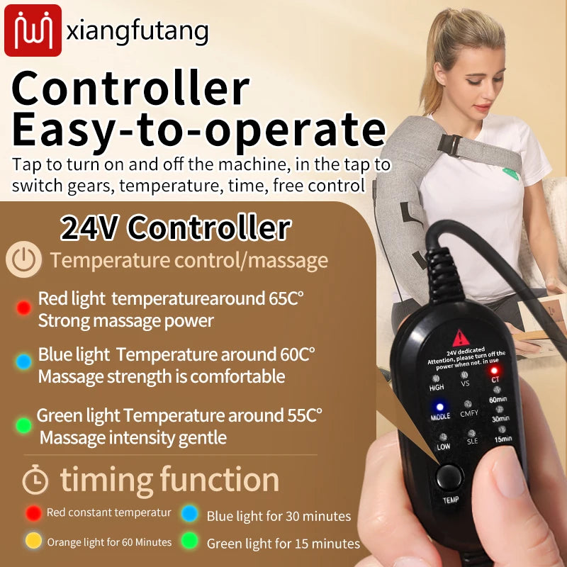 Red Light Heating Arm Wrap for Targeted Muscle Relief - Tidesmit Massage Cushion Tidesmit