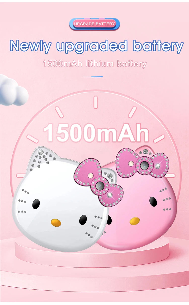 2024 Sanrio Hello Kitty Flip Phone Kawaii K688 Cartoon Taiml Cute Mini Phone Birthday Fashion Gift Toys Christmas For Anime Fans