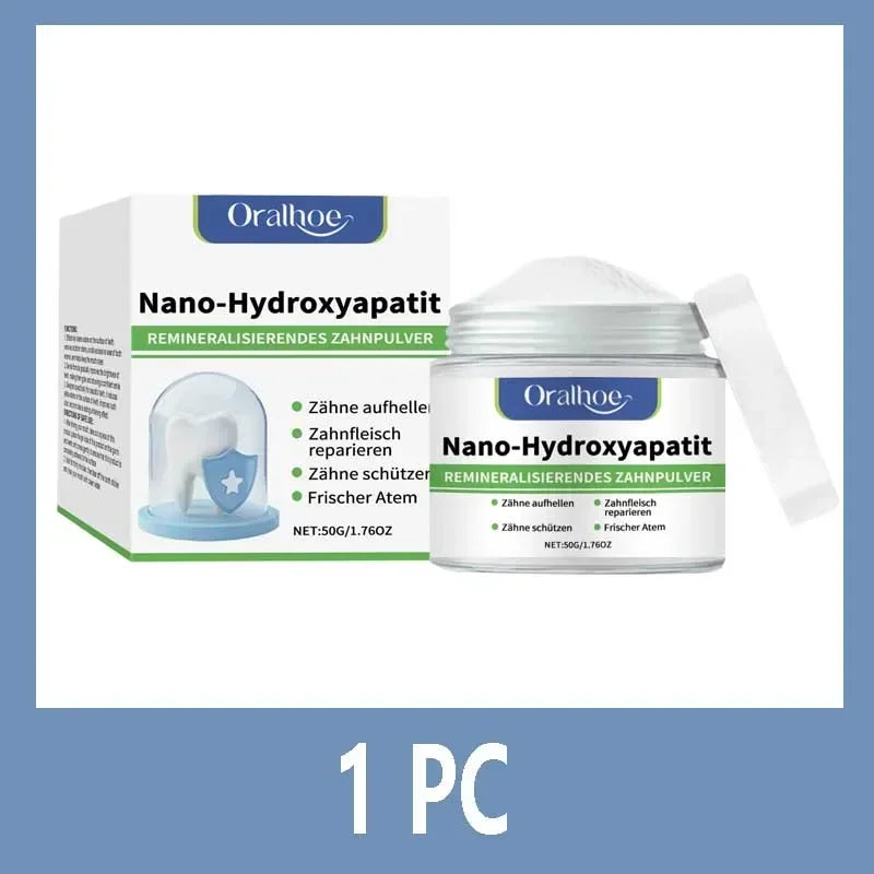 Tidesmit Hydroxyapatite teeth whitening powder for dental calculus removal and fresh mint breath