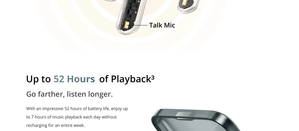 Realme Buds Air 7 Wireless Earphones 52H Battery Life - Tidesmit Tidesmit