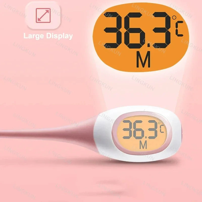 Hot Baby Digital Underarm Electronic Thermometer 8 Seconds Fast Measurement Celsius Fahrenheit Soft Head Oral Body Temperaturer