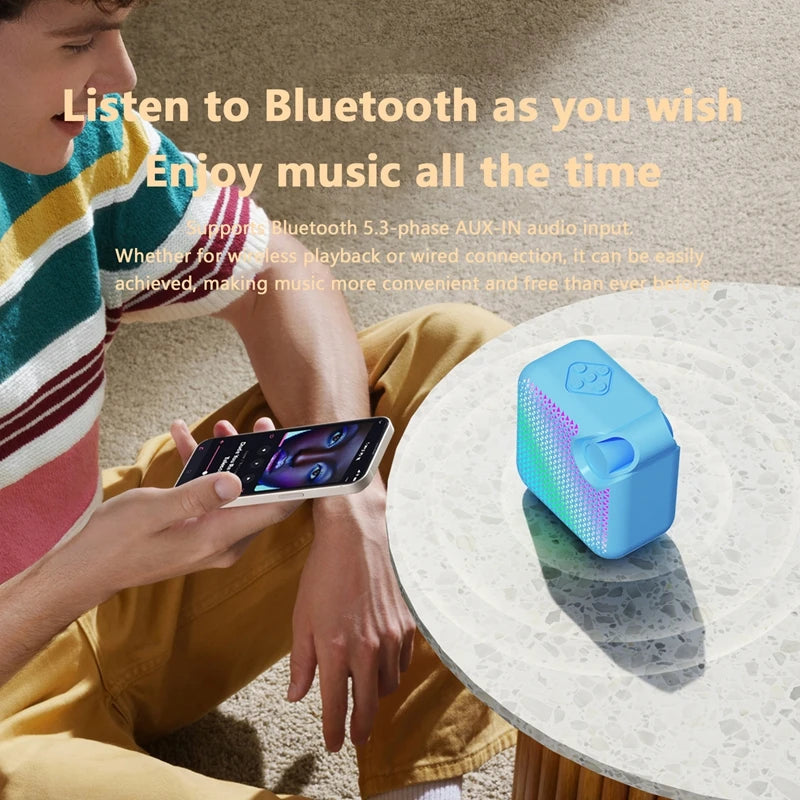Lenovo Bluetooth Speaker HIFI Speakers Soundbar Portable Bluetooth5.0 Wireless Soundbar 500mAh Battery For Outdoor Indoor Sports