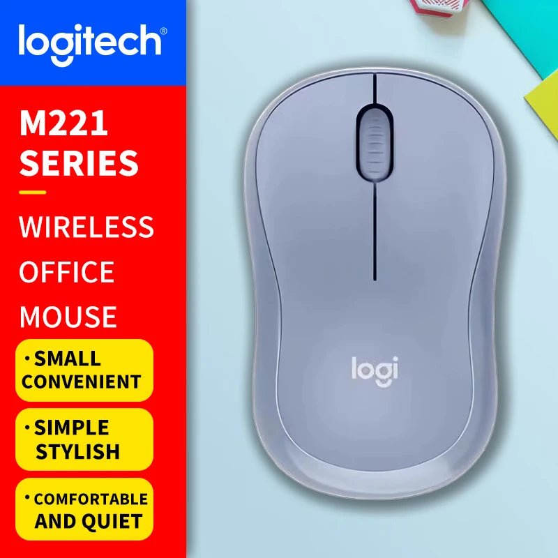 Logitech (M) Series Wireless Wired Office Mouse for Laptops, Quiet and Portable for Business and Home Use M650 M350 M350P M185