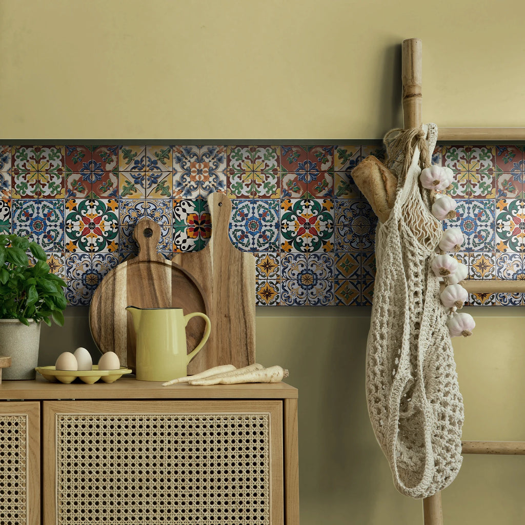 Classic Tile Self-adhesive Wallpaper, Waterproof Thickened PE Foam Wall Sticker for Bedroom, Bathroom, Kitchen, Tile Sticker