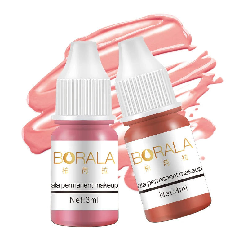 Permanent Makeup Lip Pigments 3ml for Professional Microblading PMU Devices Permanent Makeup Machines Tidesmit