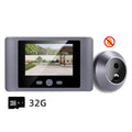 Wireless Home Security Peephole Video Doorbell 720P Digital Door Eye Camera Battery PIR Support Video & Photo Record