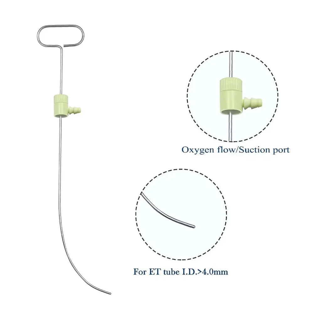 Accessories for Video Laryngoscope Stainless Steel Blades, Laryngeal Mask Airway, guide wire, and Screen