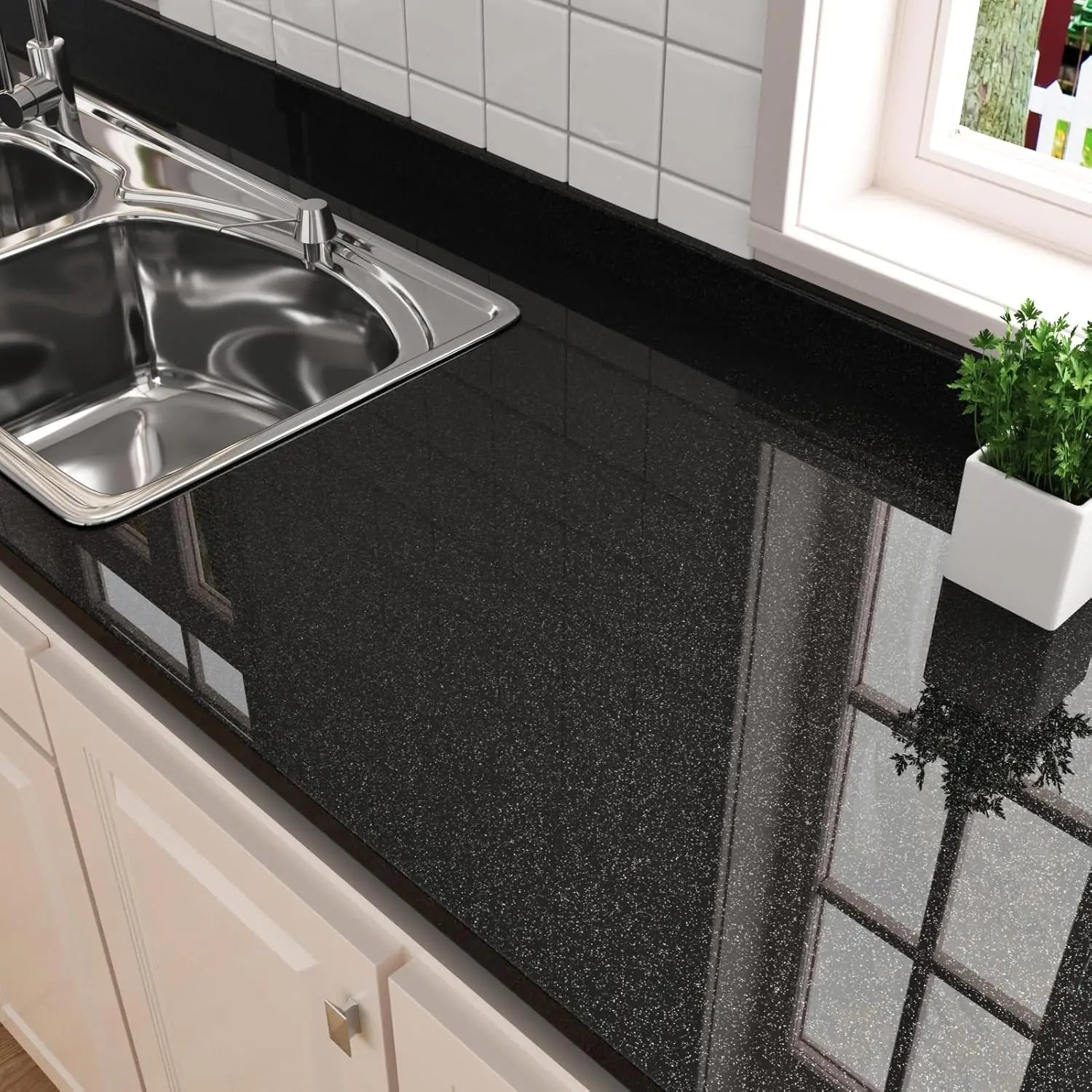 55cm Marble Vinyl Self Adhesive Wallpaper Waterproof Contact Paper PVC Wall Stickers for Kitchen Livingroom Home Decorative Film