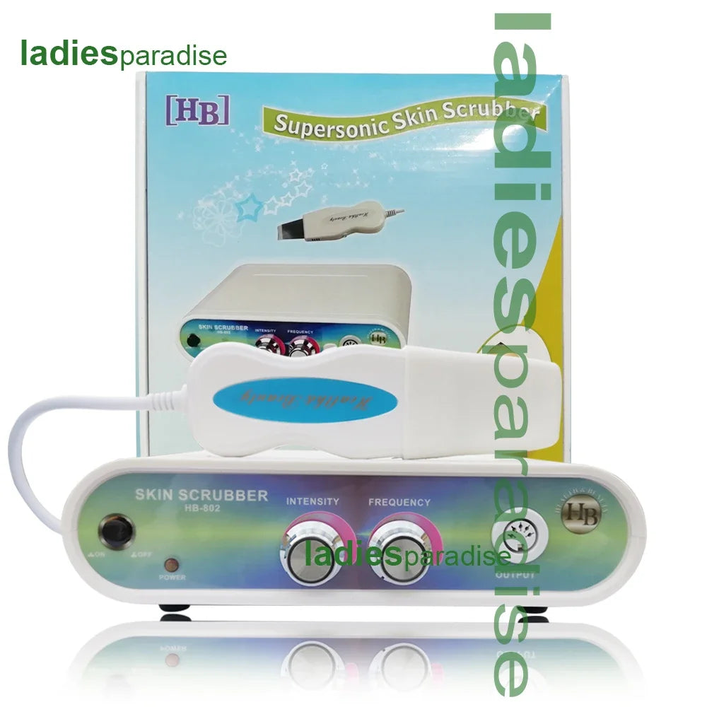Ultrasonic Facial Skin Scrubber | Deep Pore Exfoliator & Spa Tool Scrubs Treatments 1 set China Mainland Tidesmit