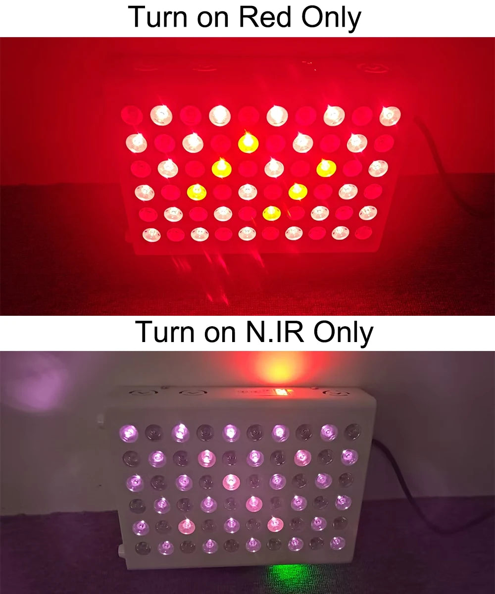 LED Red Light Therapy Panel Full Body 630nm 660nm 810nm 830nm 850nm Near Infrared Lamp Therapy Device P300 P500 P900 P1500 P2000