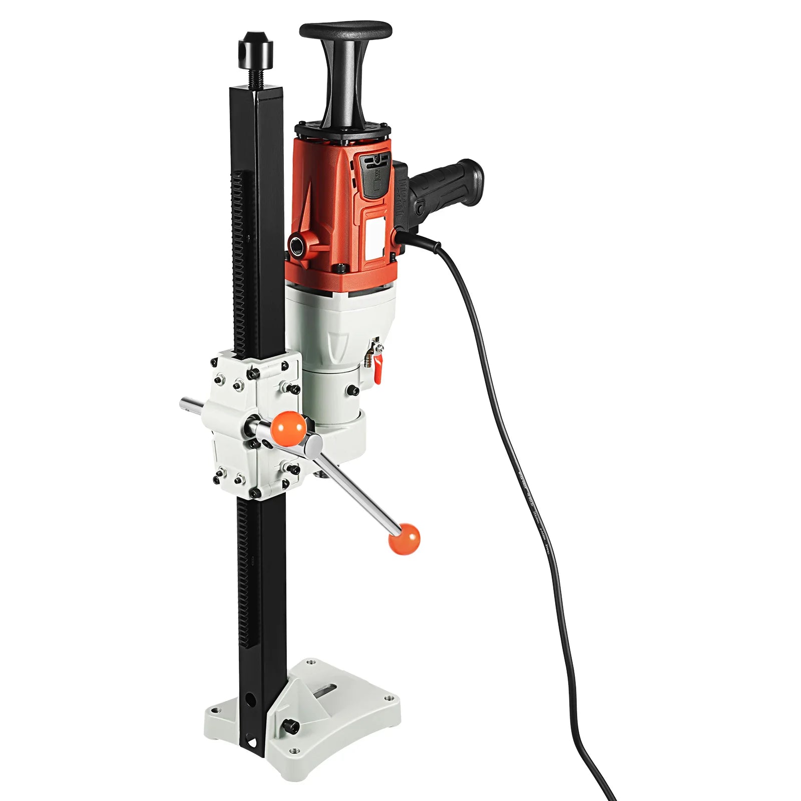 2200W Diamond Core Drill Rig Dry Wet Dual Use Handheld Vertical 2-in-1 Concrete Drilling Machine 180MM EU Plug