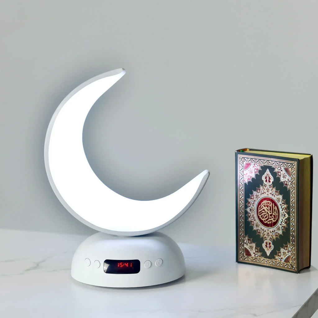 Quran Azan Clock Islam Muslim Arabic Koran Bright Bluetooth Speaker Portable Night Light Lamp Holy Wireless Ramadan Islamic Arab