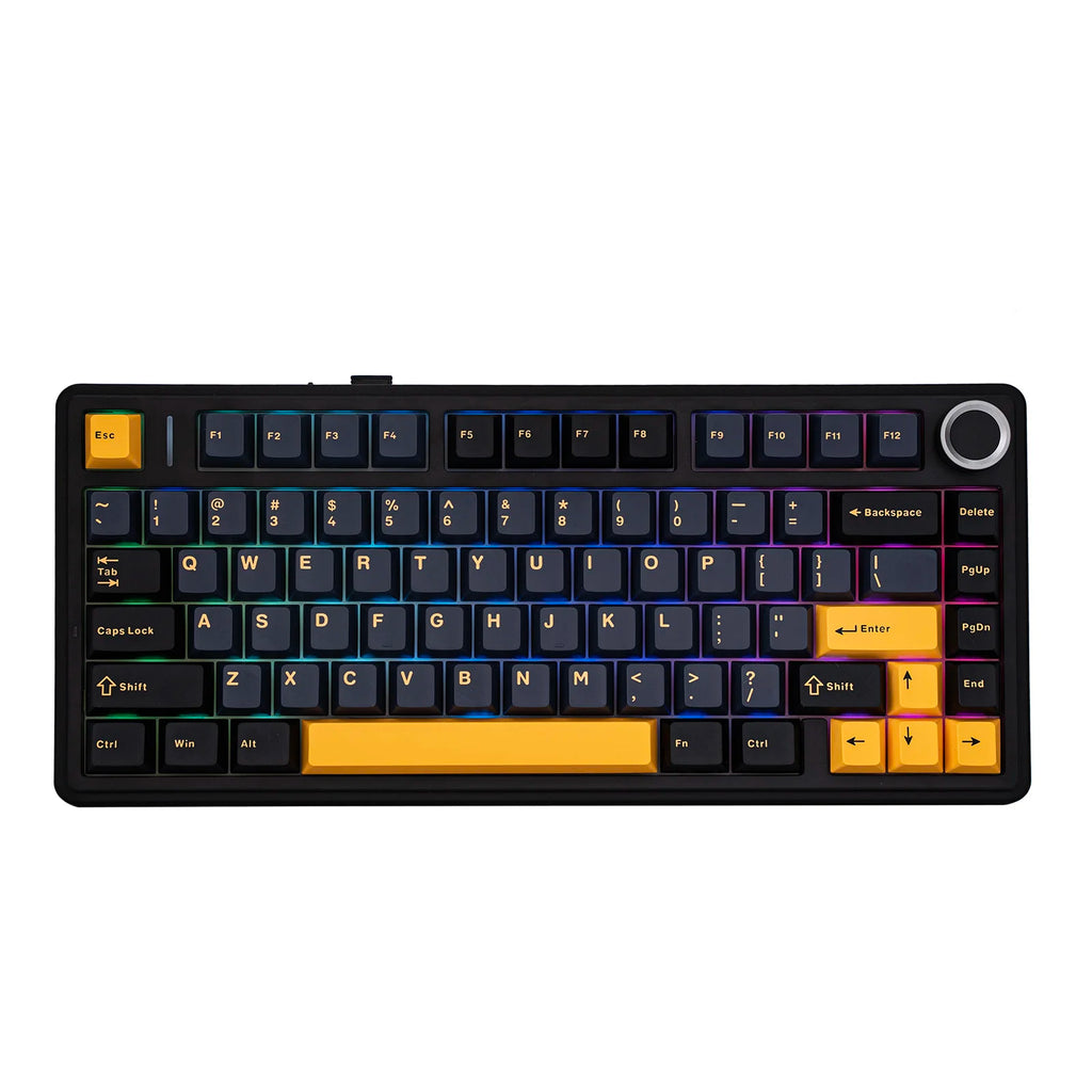 EPOMAKER x AULA F75 75% ANSI Hot-Swap Gasket Bluetooth 5.0/2.4G Wireless/Wired Mechanical Keyboard PBT Keycaps for Mac/Win