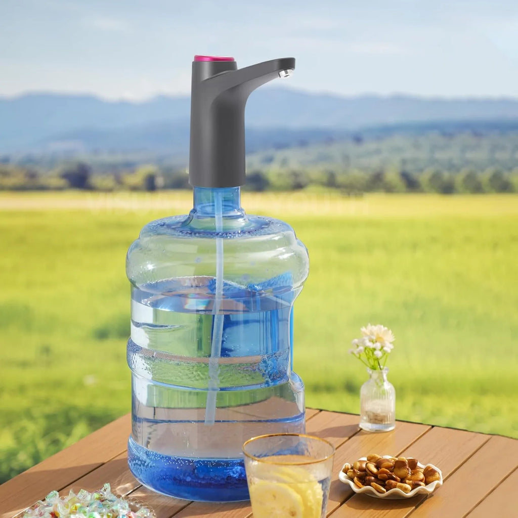 Water Pump, Water Bottle Pump, Camping Tap with Pump, Battery Water Pump, USB Battery 1200 MAh