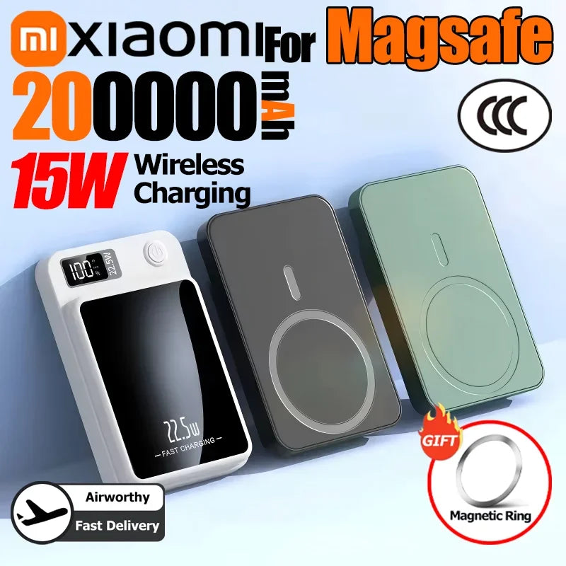 Tidesmit Magnetic Portable Charger - High Capacity Fast Power Bank Tidesmit