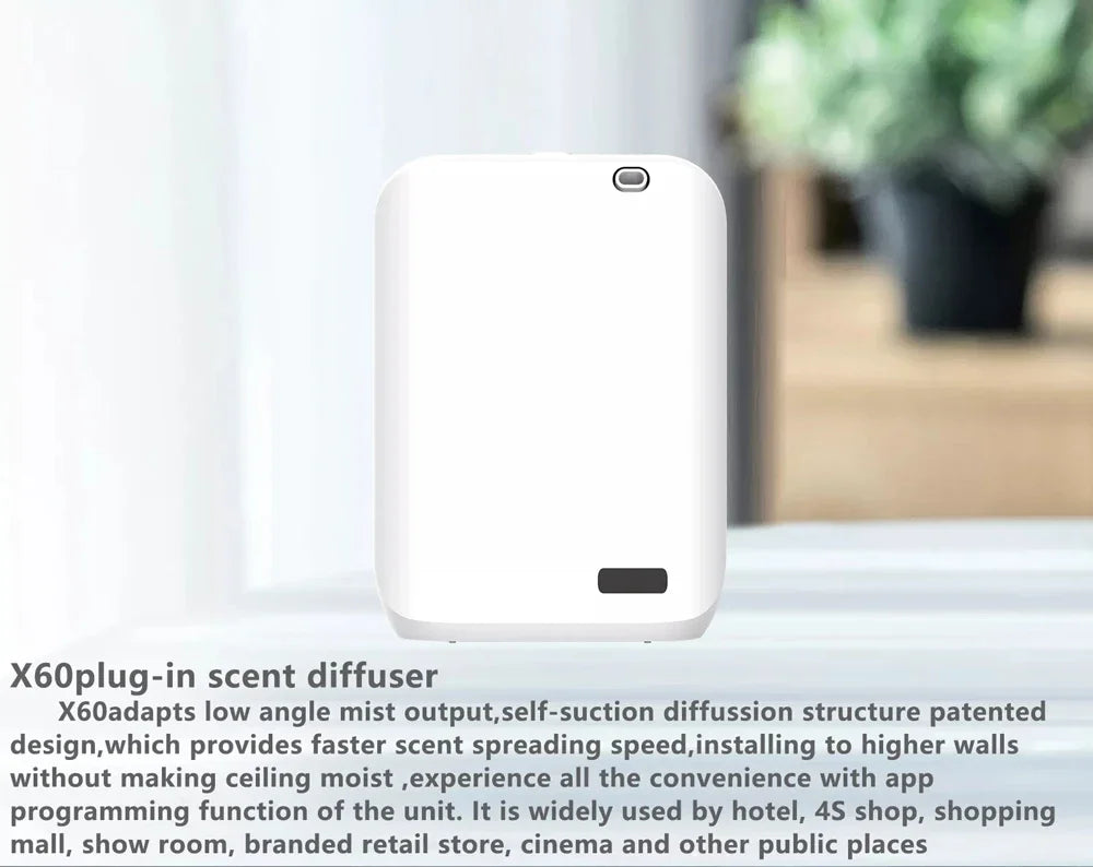 Smart Scent Air Machine for Home Room Fragrance Diffuser Electric Smell For Home Bluetooth Waterless Diffuser For Hotel Spa