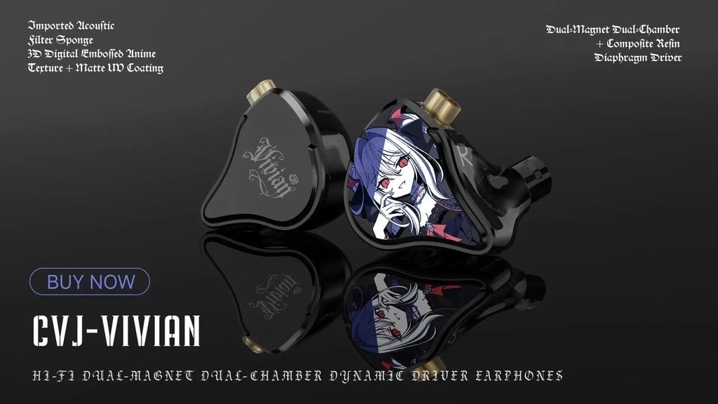 3DD Triple Driver Wired In-Ear Monitors by Tidesmit Tidesmit