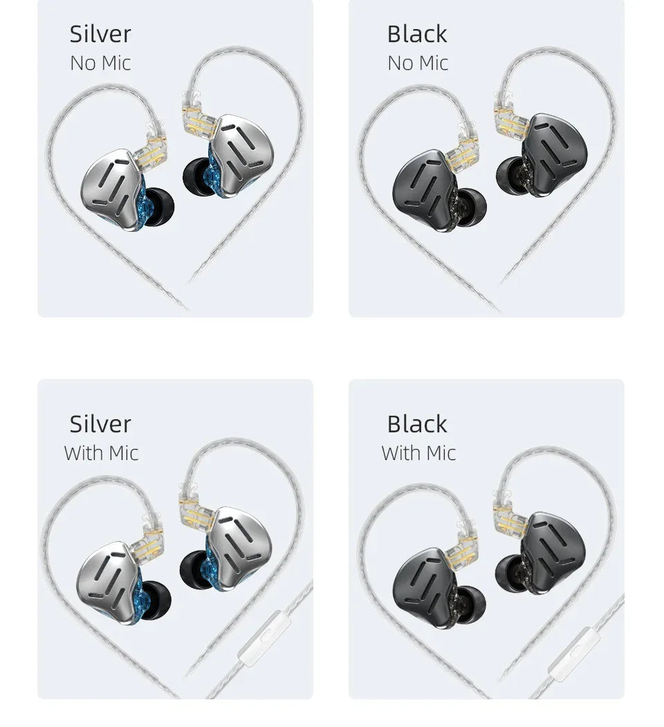 KZ ZAX 16-Driver Hybrid HiFi In-Ear Monitors by Tidesmit Tidesmit