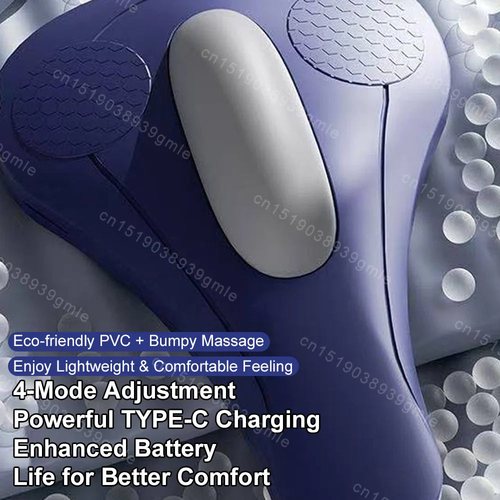 Pelvic Floor Exerciser Cushion | Ergonomic Kegel Trainer - Blue Massage Cushion Tidesmit