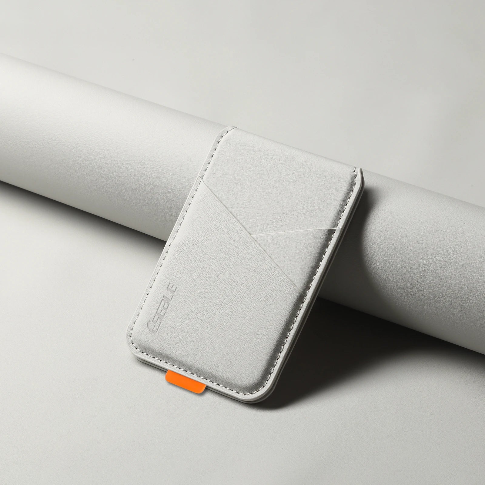 Magnetic Card Holder for iPhone: Slim RFID MagSafe Wallet & Card Case Grayish white Tidesmit