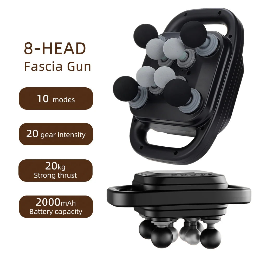 Deep Tissue Massage Gun with 99 Speed Settings and Heat Therapy Back Massage Instrument Tidesmit