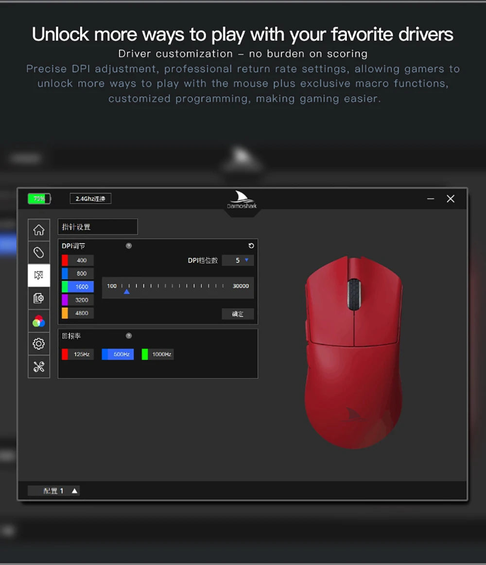 Darmoshark  M3 Pro /Max Wireless Gaming Mouse Bluetooth Tri-Mode PAW3395/3950 Nordic 52840 Game Macro Mouse For PC Laptop