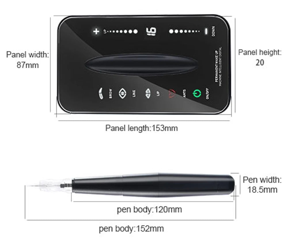 PMU Machine Kit: Digital Touch Screen Permanent Makeup Pen Set Permanent Makeup Machines Tidesmit