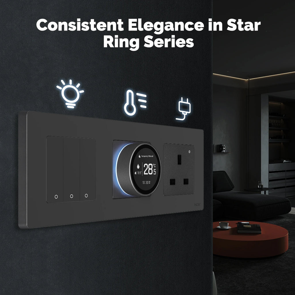 ZigBee Smart Knob Thermostat for Water Boiler Heating Systems Tidesmit